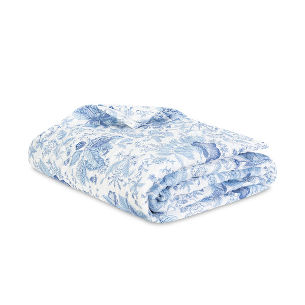 Matouk Pomegranate Linen Quilt Wayfair